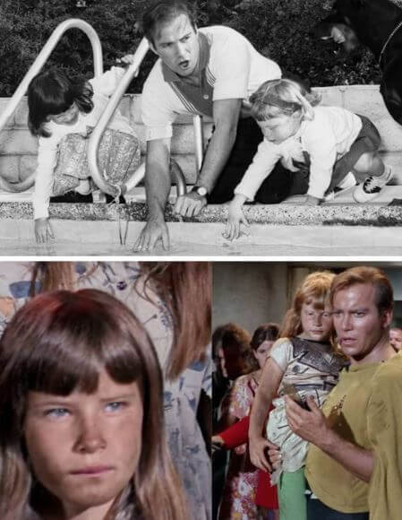 Leslie Carol Shatner with her father William Shatner and sister Lisabeth Shatner.